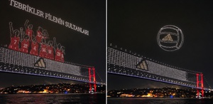 Avrupa Şampiyonluğu İstanbul Boğazı’nda görsel şölenle kutlandı