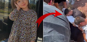 Bir babanın en ağır vedası 4 yaşındaki kızına son kez sarıldı