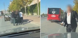 Trafikte tartıştığı sürücüye sopayla saldırmaya kalkışan kişiye 380 bin TL ceza kesildi