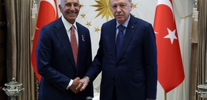 Cumhurbaşkanı Erdoğan, ABD’nin Ankara Büyükelçisi Barrack’ı kabul etti