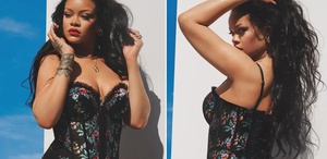 Rihanna yine çok iddialı Verdiği pozlarla sınırları zorladı