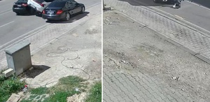 Bir gün arayla aynı yerde 2 kaza kamerada