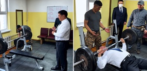 Moğolistan Cumhurbaşkanı’ndan spor salonunda şov: 90 kiloyla 20 tekrar yaptı