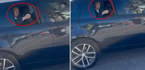 Aziz başkan yine barut gibi Camı açıp sallamaya başladı