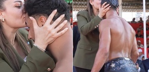Pehlivanları alnından öpen başkan Büşra Özdemir sessizliğini bozdu