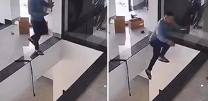 İnşaatta korkunç kaza Boşluğu görmeyince ikinci kattan düştü
