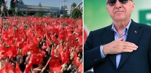 Memleketinde Cumhurbaşkanı Erdoğan’ı mest eden görüntü
