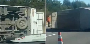 Anadolu Otoyolu’nda korkutan kaza İstanbul yönü kilitlendi