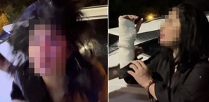 Bursa’da ters yöne giren kadın sürücü polise direndi, gazetecilere tükürdü