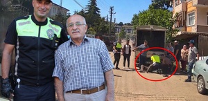Türk polisi, yolda yürürken kalp krizi geçiren adamın hayatını böyle kurtardı