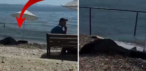 Kadının cansız bedeni kıyıya vurdu, hiçbir şey olmamış gibi oturmaya devam ettiler