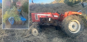 Manisa’da tarlada devrilen traktörün altında kalan 56 yaşındaki adam öldü