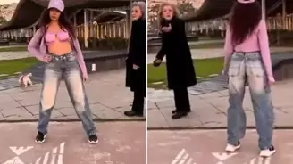 İzmir de dans eden kıza şok tepki: Kış günü bu kıyafetler ne?