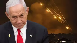 Netanyahu gerçek niyetini itiraf etti, daha konuşmasını bitirmeden İran dan füzeli yanıt geldi