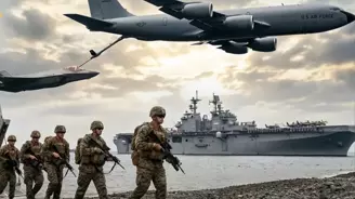 ABD, İran a Saldırılar İçin 160 Askeri Uçak Gönderdi