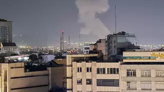 İran ın başkenti Tahran da ardı ardına patlama