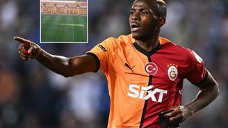 Osimhen sahaya çıktığı anda çalan şarkı gündem oldu