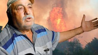 İzmir deki orman yangını haberlerini izlerken alevleri kapısında buldu