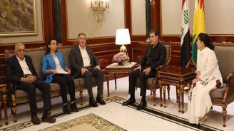 DEM Parti heyeti, IKBY Başkanı Neçirvan Barzani yi ziyaret etti
