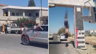 Bölgeden gelen görüntüler korkunç! Dürziler, öldürdükleri Arapları araba önünde gezdiriyor