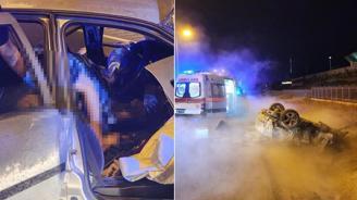 Ankara da ters yön dehşeti! Sürücüler olay yerinde hayatlarını kaybetti