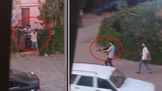Görüntü Türkiye den! Evden uzun namlulularla çıkıp komşularını taradılar