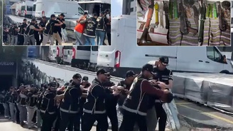 Sarallar suç örgütüne düzenlenen operasyonda gözaltına alınan 19 şüpheli tutuklandı