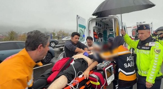 Doktorun çabaları yetmedi! İşte Dündar Ziya Gültekin'in hayatını kaybettiği kaza yerinden ilk görüntüler