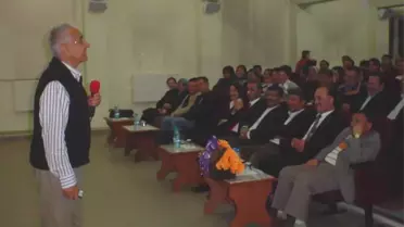 Ünlü Yazar Doğan Cüceloğlu Kelkit'te Konferans Verdi