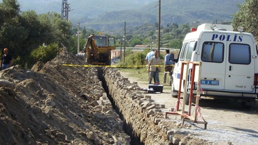 Kanalizasyon Çalışmasında İskelet Bulundu
