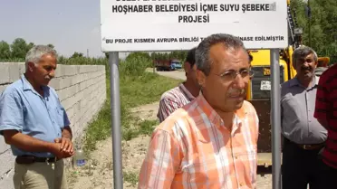 Hoşhaber Beldesine İçme Suyu Getirildi