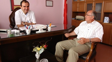 Başkan İça, Evliya Çelebi Devlet Hastanesi'ni Ziyaret Etti