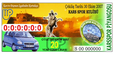 Karsspor Eşya Piyangosu Düzenleniyor