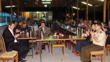 Yusufeli Kaymakamı Eskin'e Veda Yemeği