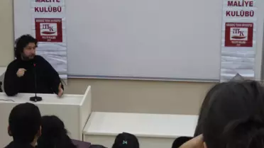 'Metal Fırtına' Kitabının Yazarlarından Orkun Uçar Trabzon'da Öğrencilerle Buluştu