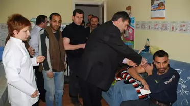 Belediye Çalışanları Tetanos Aşısı Oldu
