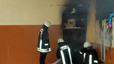 Tekstil Fabrikasında Yangın