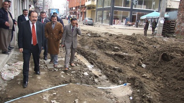 Ünye'de Caddeler Yenileniyor