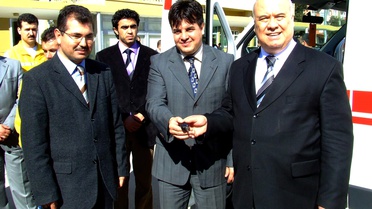 Çelikhan ve Gölbaşı İlçelerine Arazi Ambulansı