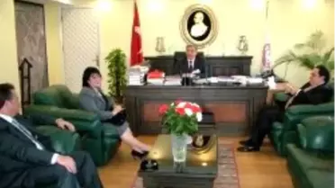 Suriye Heyeti, Başkan Yeloğlu'nu Ziyaret Etti