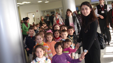 Minik Öğrencilerden Hastane Ziyareti