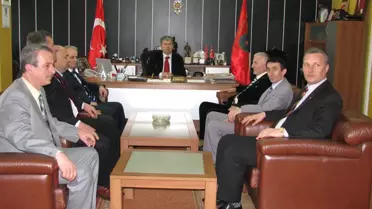 Başkanlar Heyeti, Emniyet Müdürü ve Başhekimi Ziyaret Etti