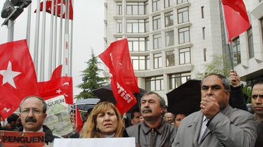 İşçi Partisi'nden AB Temsilciliği Önünde Protesto
