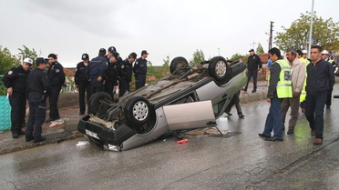 Yozgat'ta Trafik Kazası: 1 Yaralı