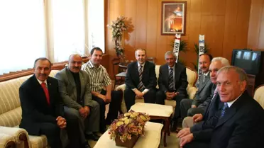 Belediye Başkanları Vali Ata'yı Ziyaret Etti