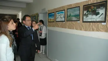 Posof'ta Görsel Sanatlar ve Teknoloji Sergisi Açıldı