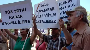 Görme Engellilerden MEB Önünde Protesto