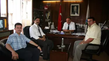 Atatürk Devlet Hastanesi'nden Kozlu Belediye Başkanı Dökmeci'ye Ziyaret