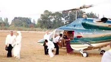 Helikopterli Sünnet Düğününe İnceleme