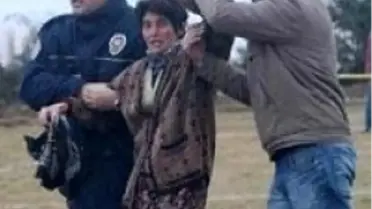 Tel Örgülerden Atlayan Anne Oğluna Yardıma Koştu